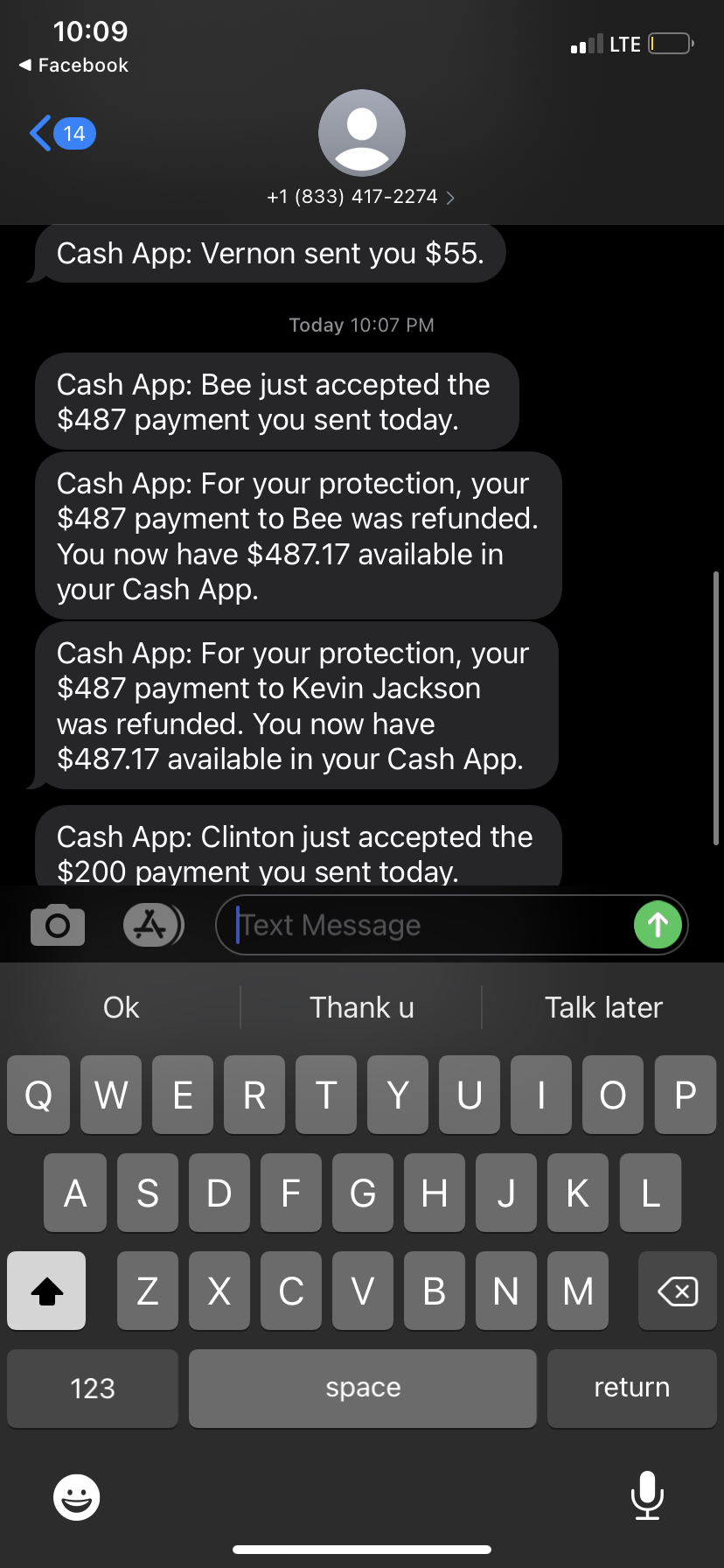 Cash App complaint Someone I did not authorize of cashed out all my money to their bank !!!