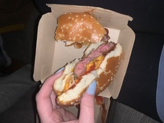 McDonalds complaint Raw meat