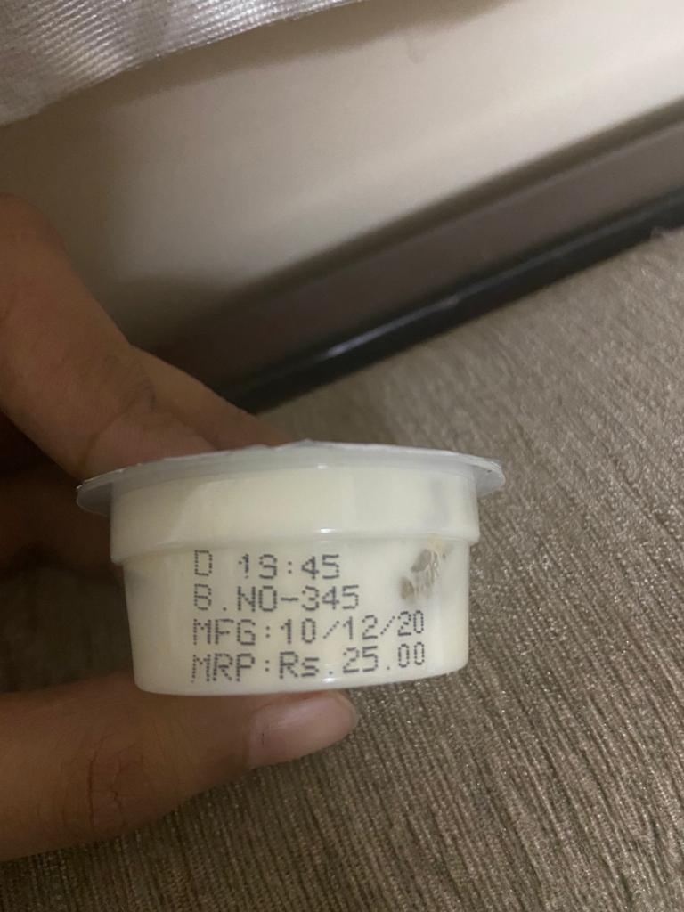 Dominos Pizza complaint Old Cheese Dip