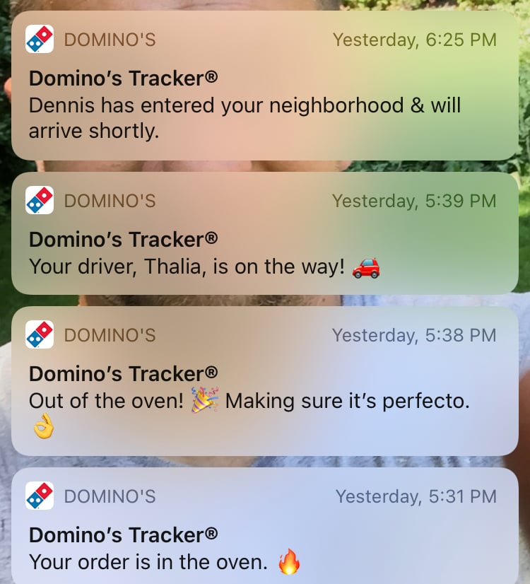 Dominos Pizza complaint Unprofessional in all Areas
