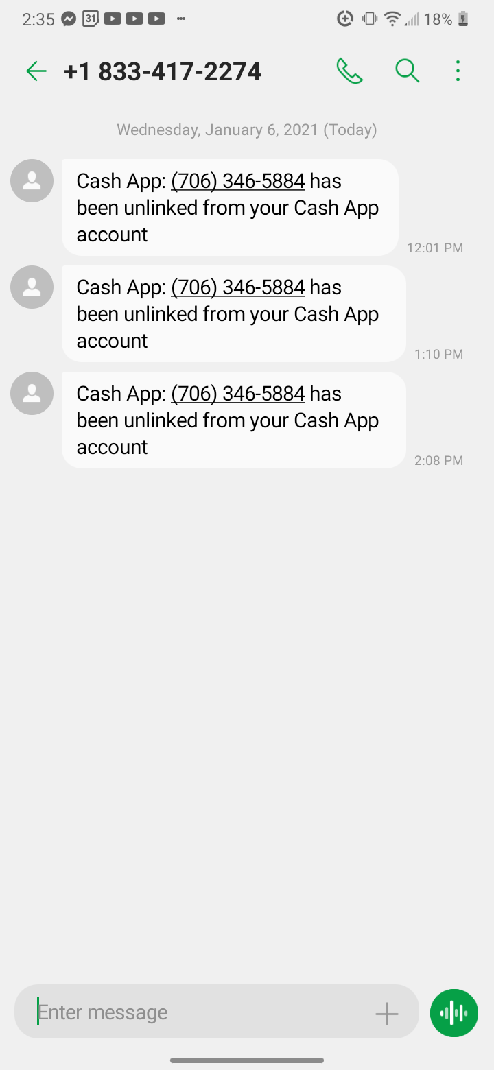 Cash App complaint Someone unlinked my phone and email n stole my account