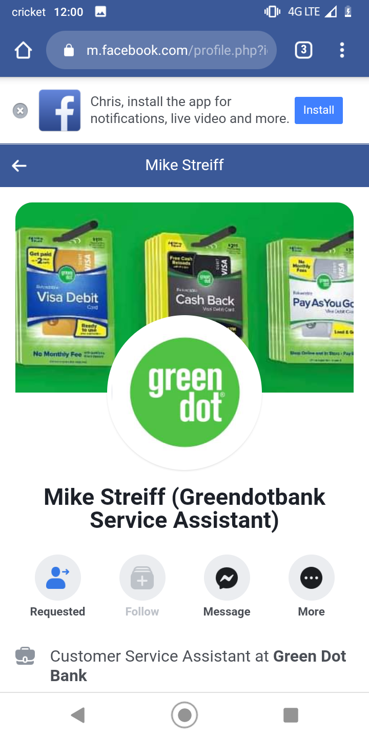 Green Dot Bank complaint Bad coustomer service