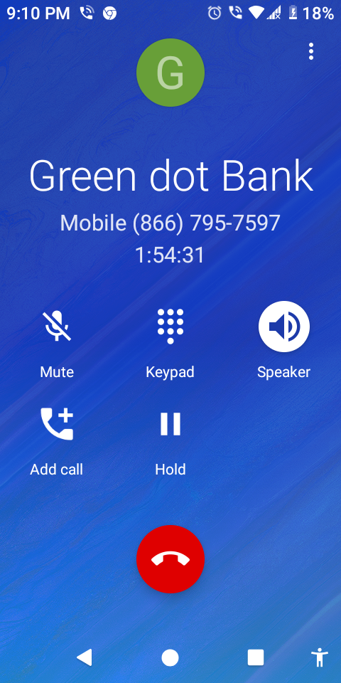Green Dot Bank complaint Someone is taking money from my card and I can't reach green dot