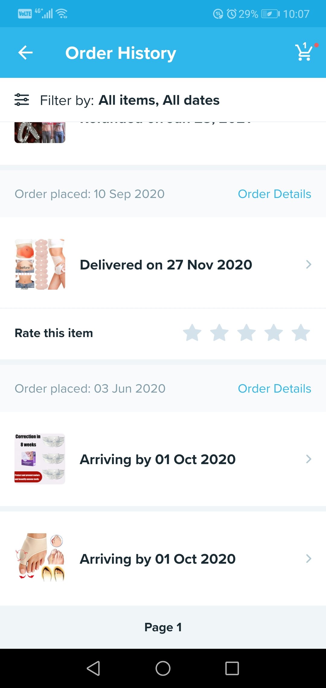 Wish complaint Not received orders