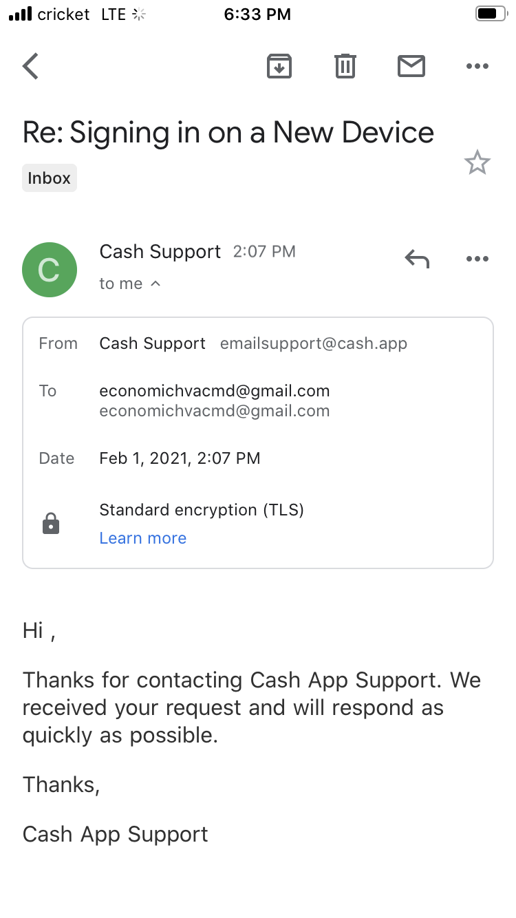 Cash App complaint New phone, cash app won’t verify my account