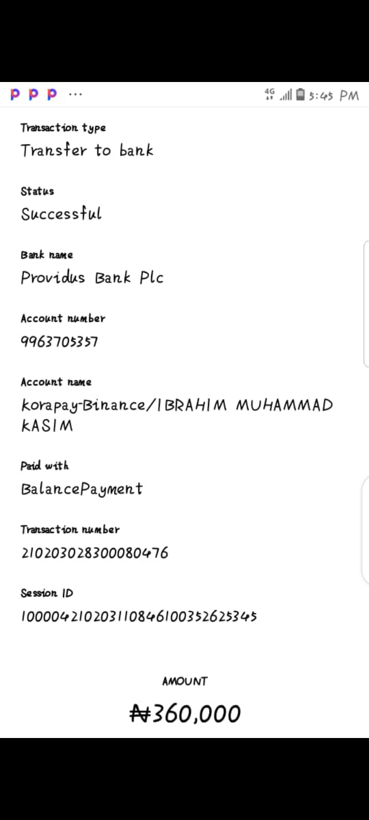 Binance complaint Deposit Not credited