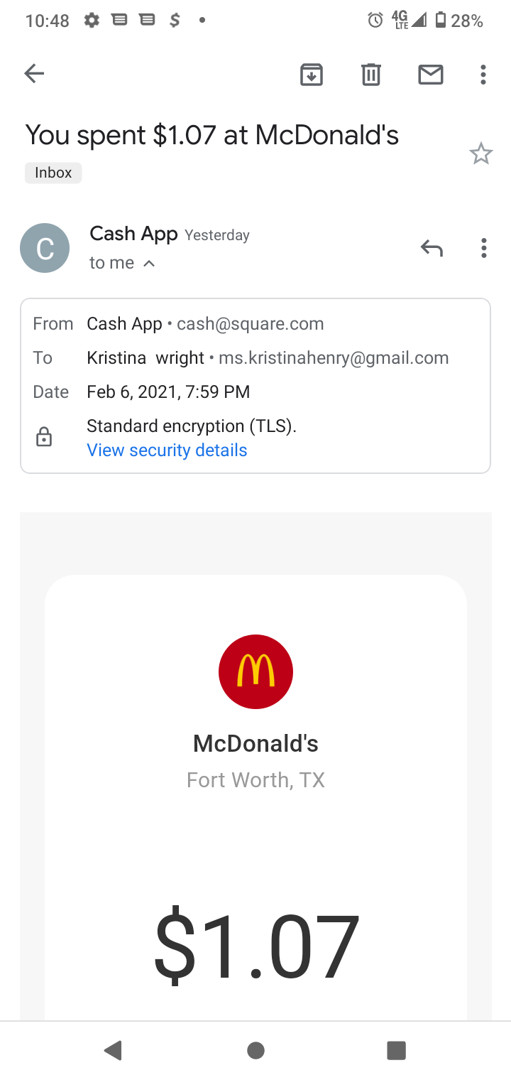 McDonalds complaint Charging my card and not receiving my order