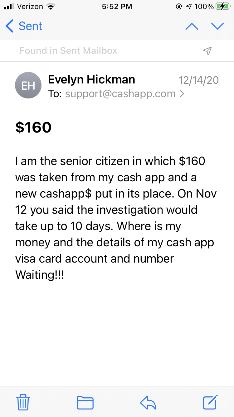 Cash App complaint Fraud