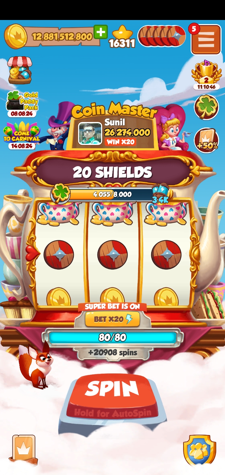 Coin Master complaint Low spin in high target