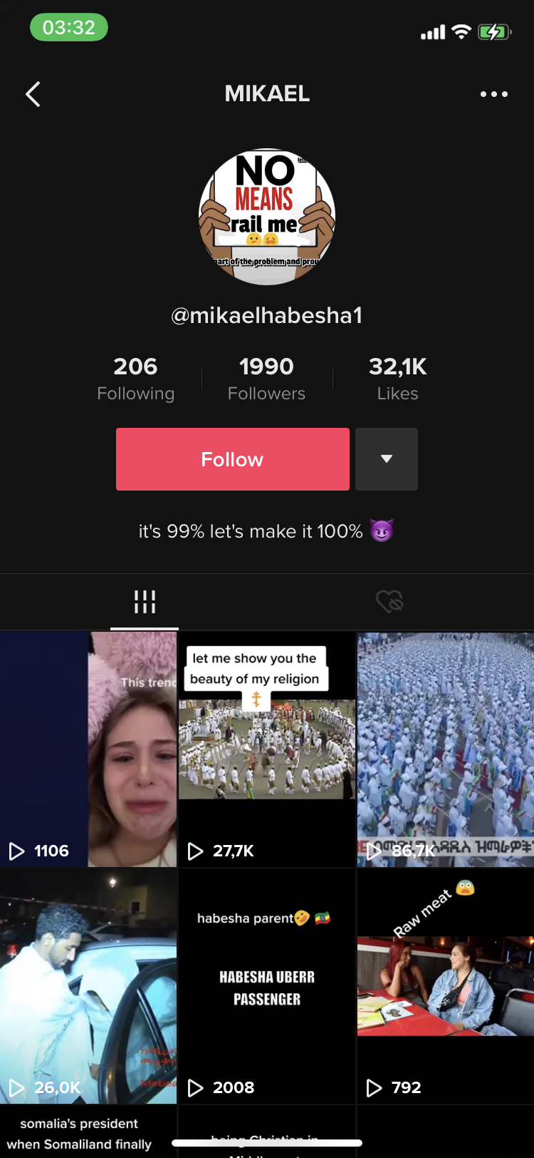 TikTok complaint Bullying and hate speech. Also offensive profile