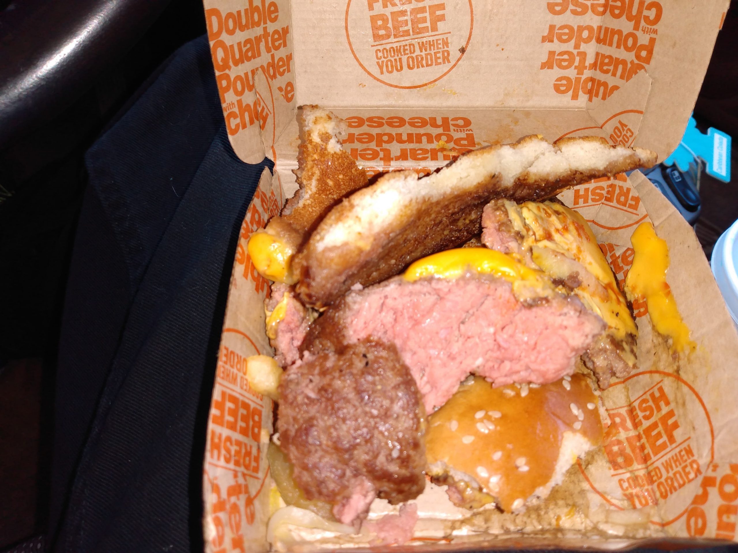 McDonalds complaint Raw Hamburger