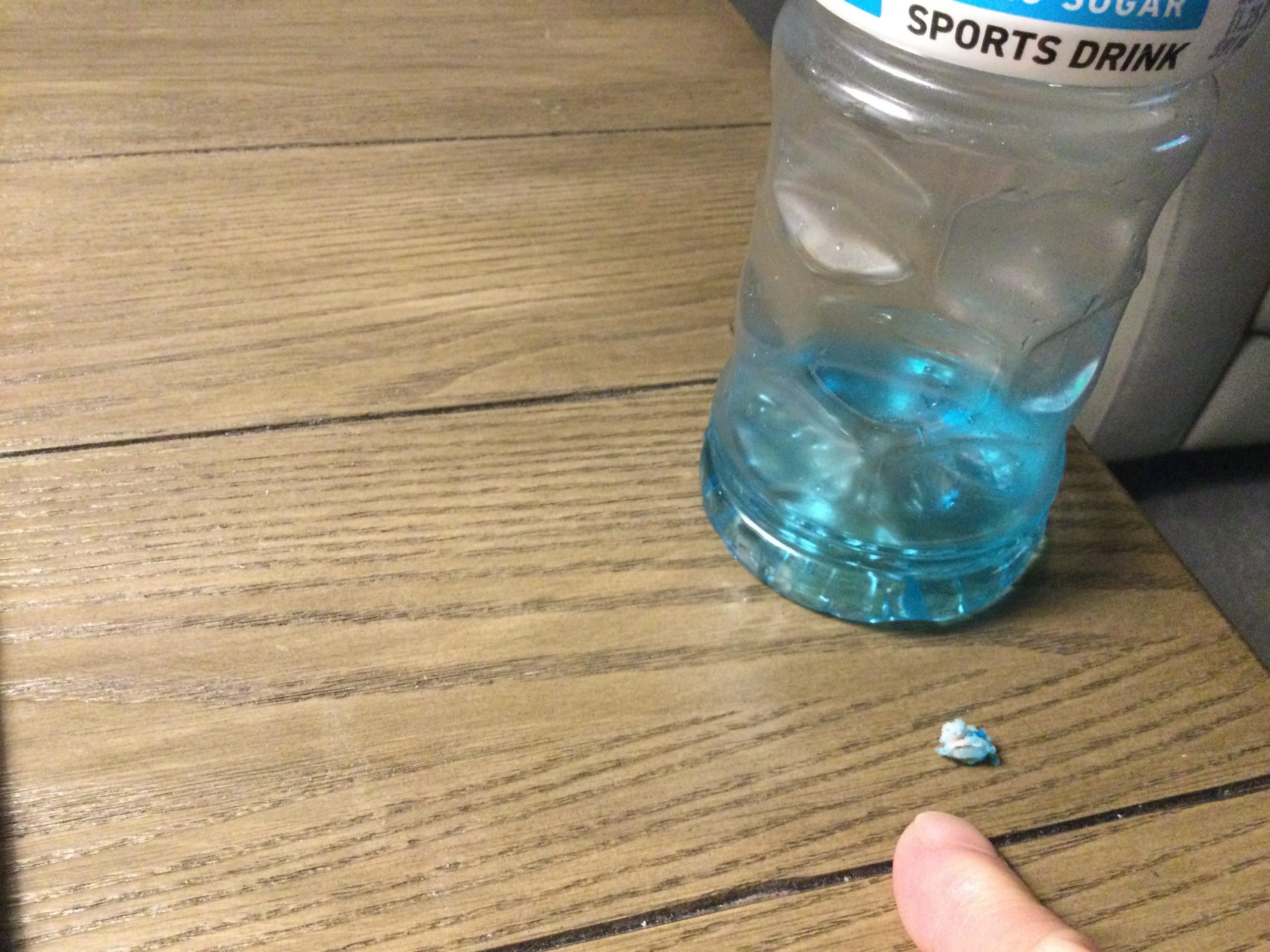 Powerade complaint A rubbery ball in my Powerade