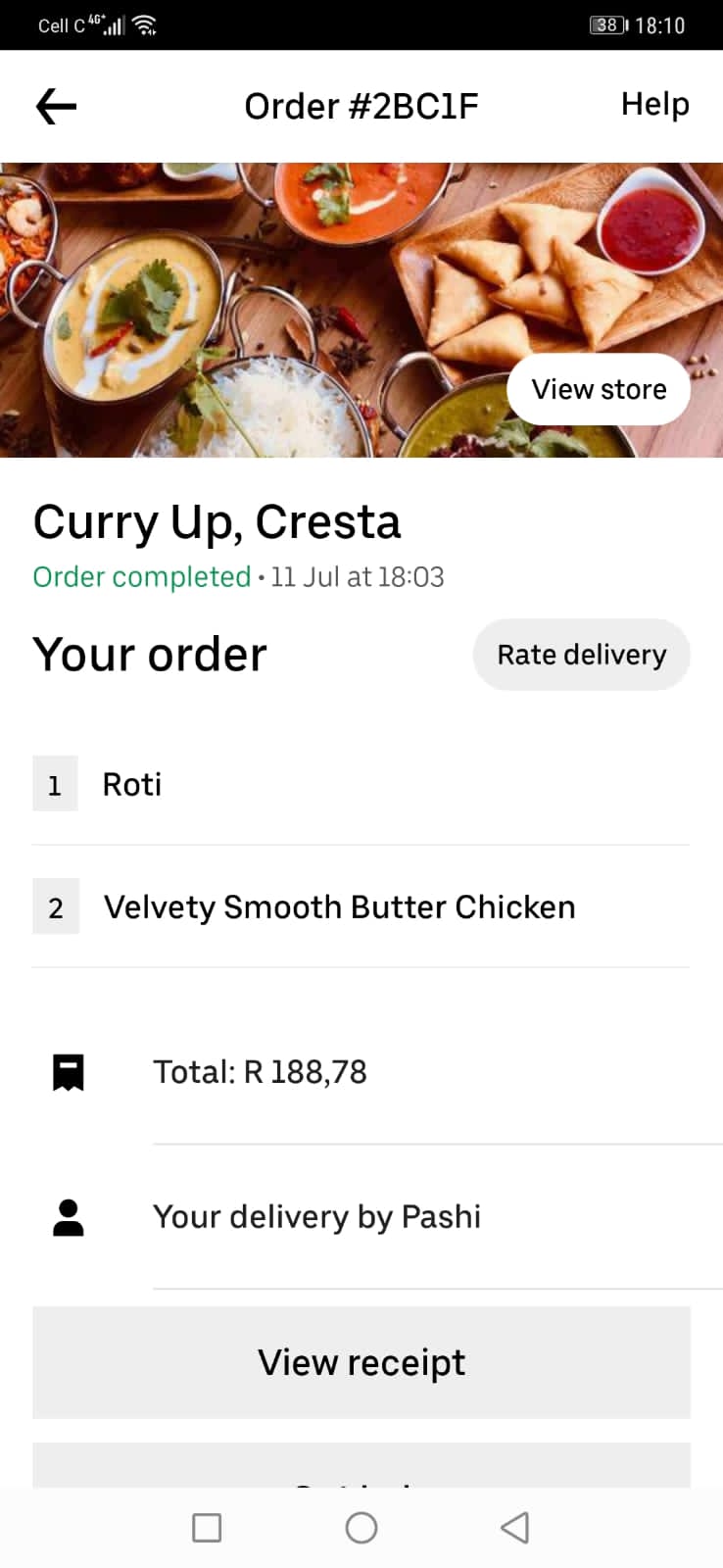 Uber Eats complaint Paid twice for one order
