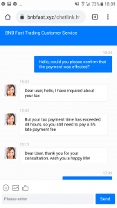 BNB Fast Trading Fraud