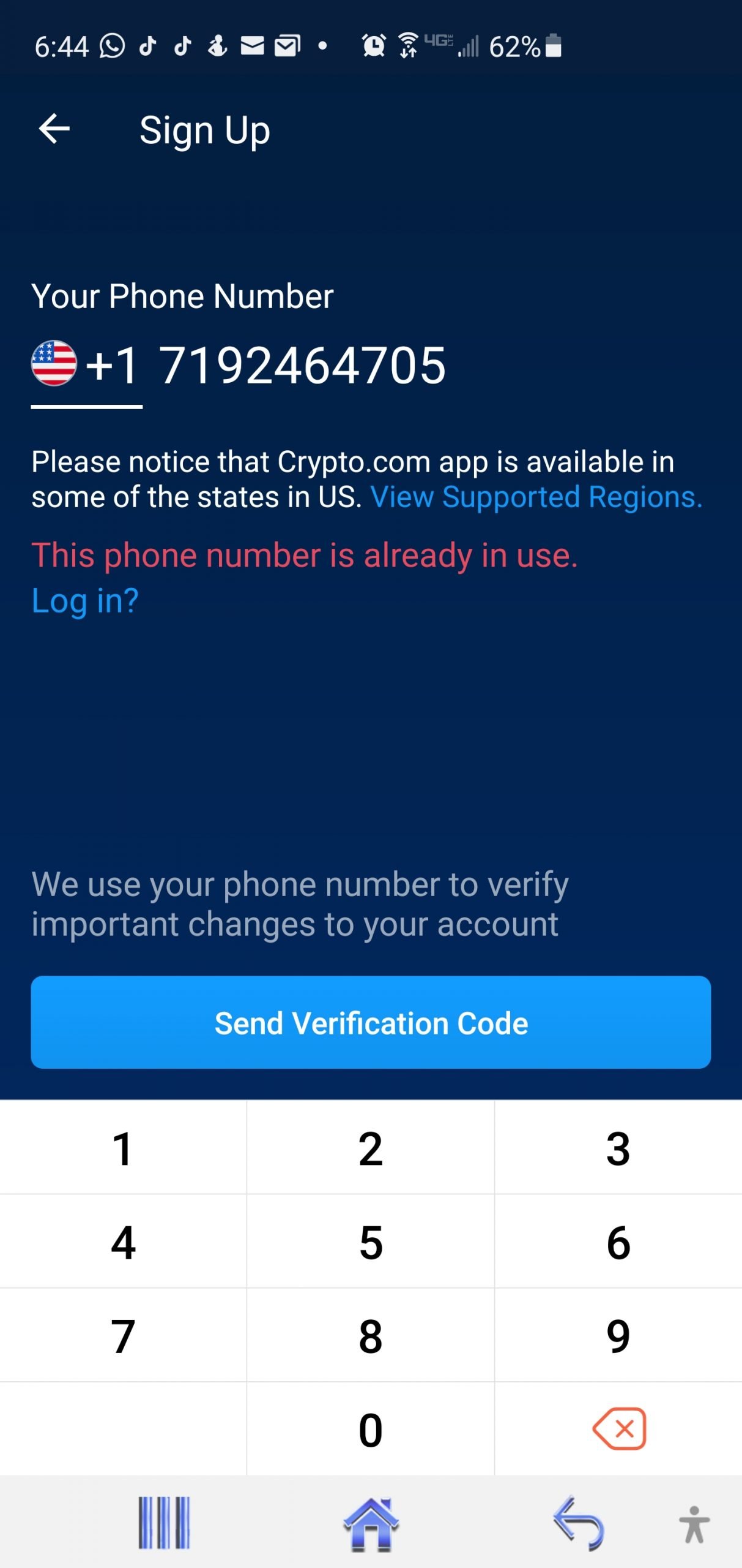 Crypto.com complaint Phone number