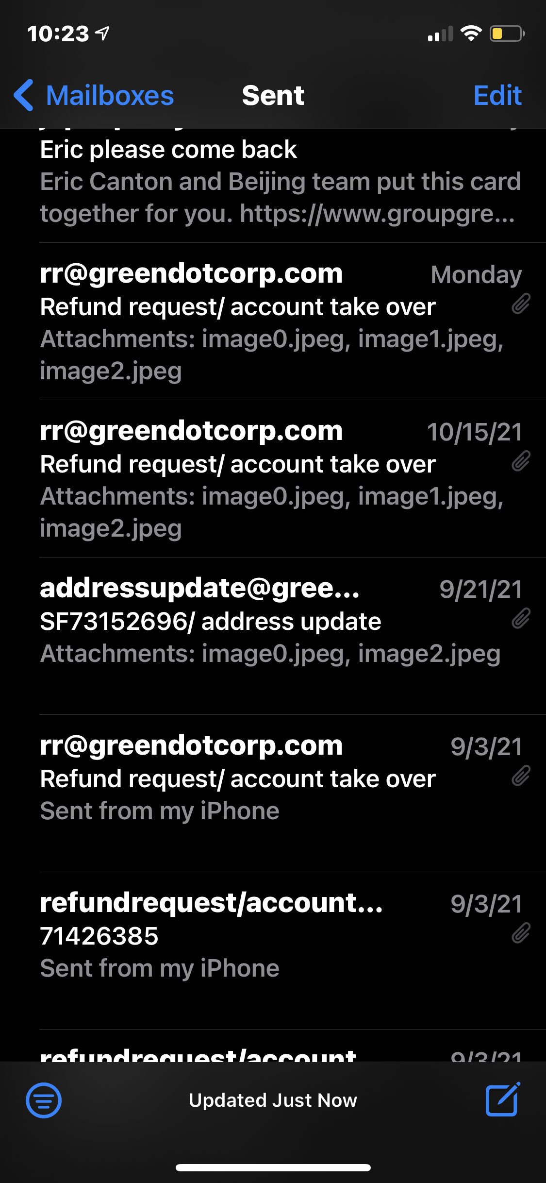Green Dot Bank complaint Can’t verify my address