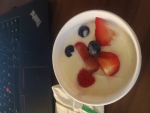 No fruit in my Parfait