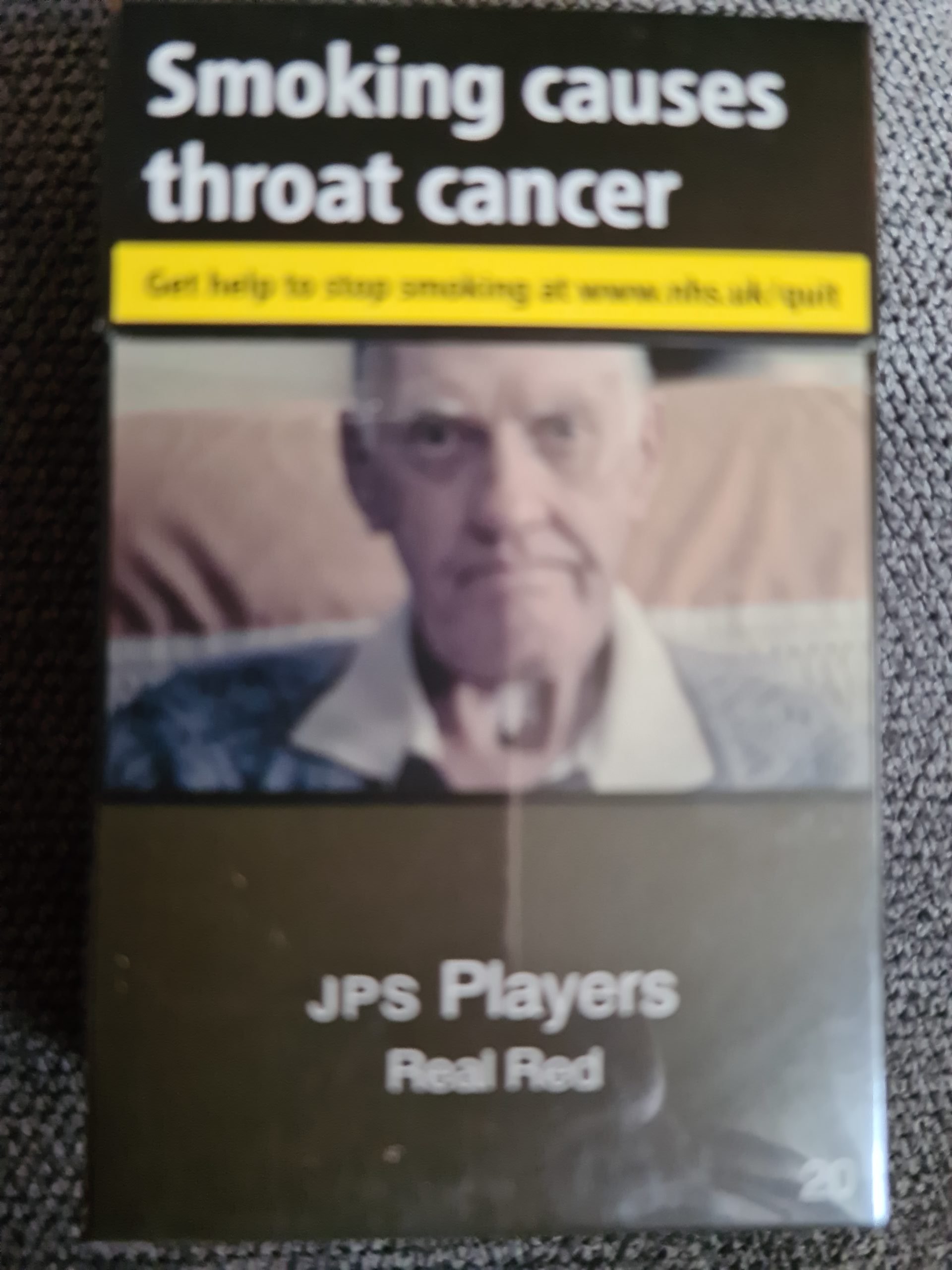 John Player Cigarettes complaint chemical smell