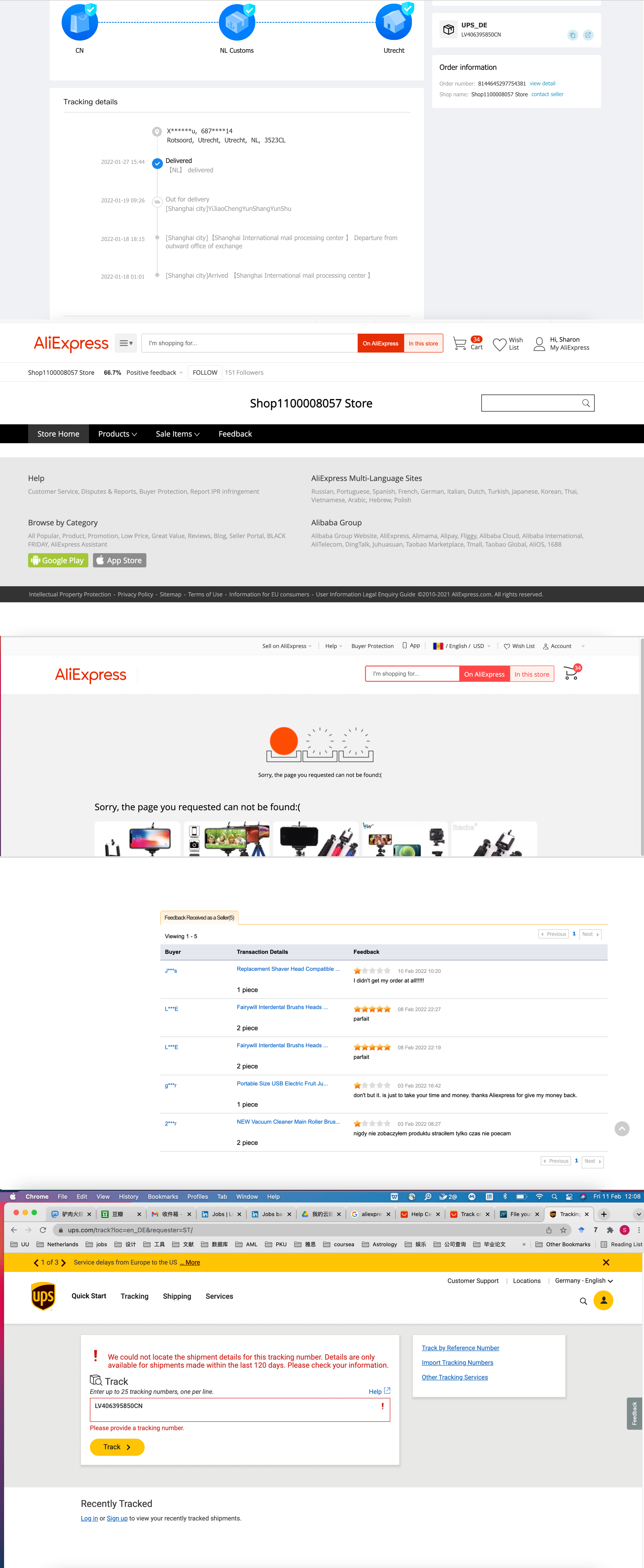AliExpress complaint Haven't received my package and the seller refused to refund