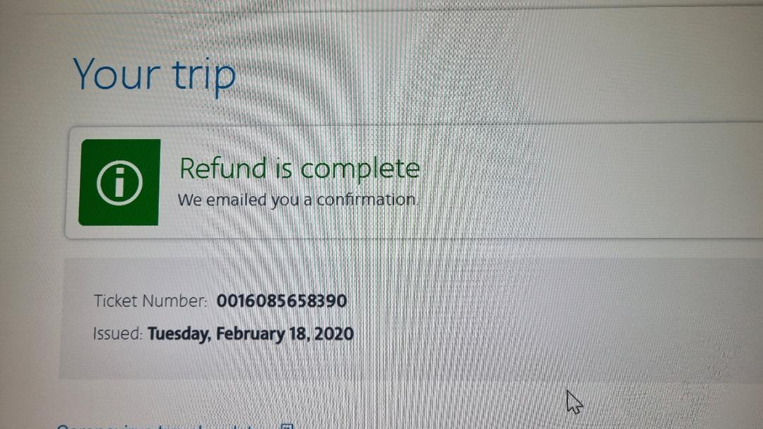 ASAP Tickets complaint money refund