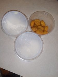To- go food exposed.