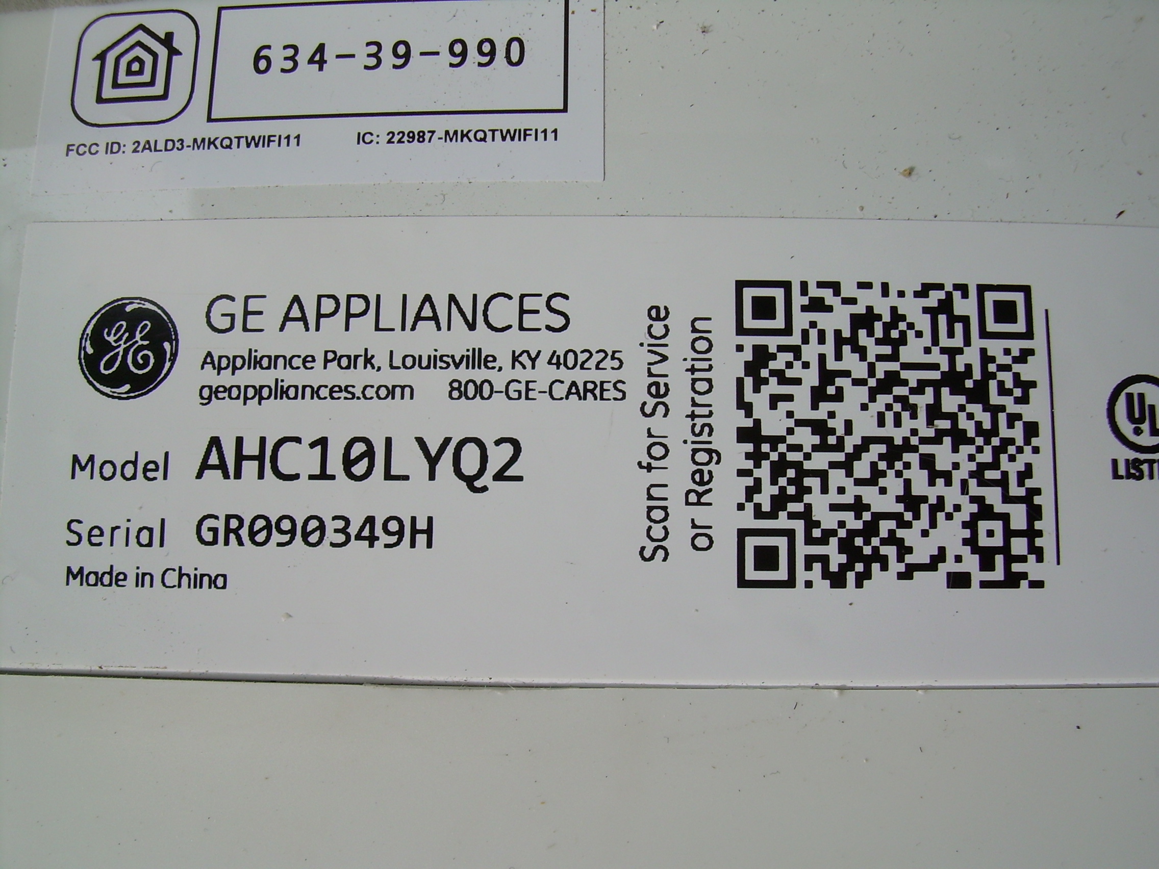 General Electric complaint Air Conditioner