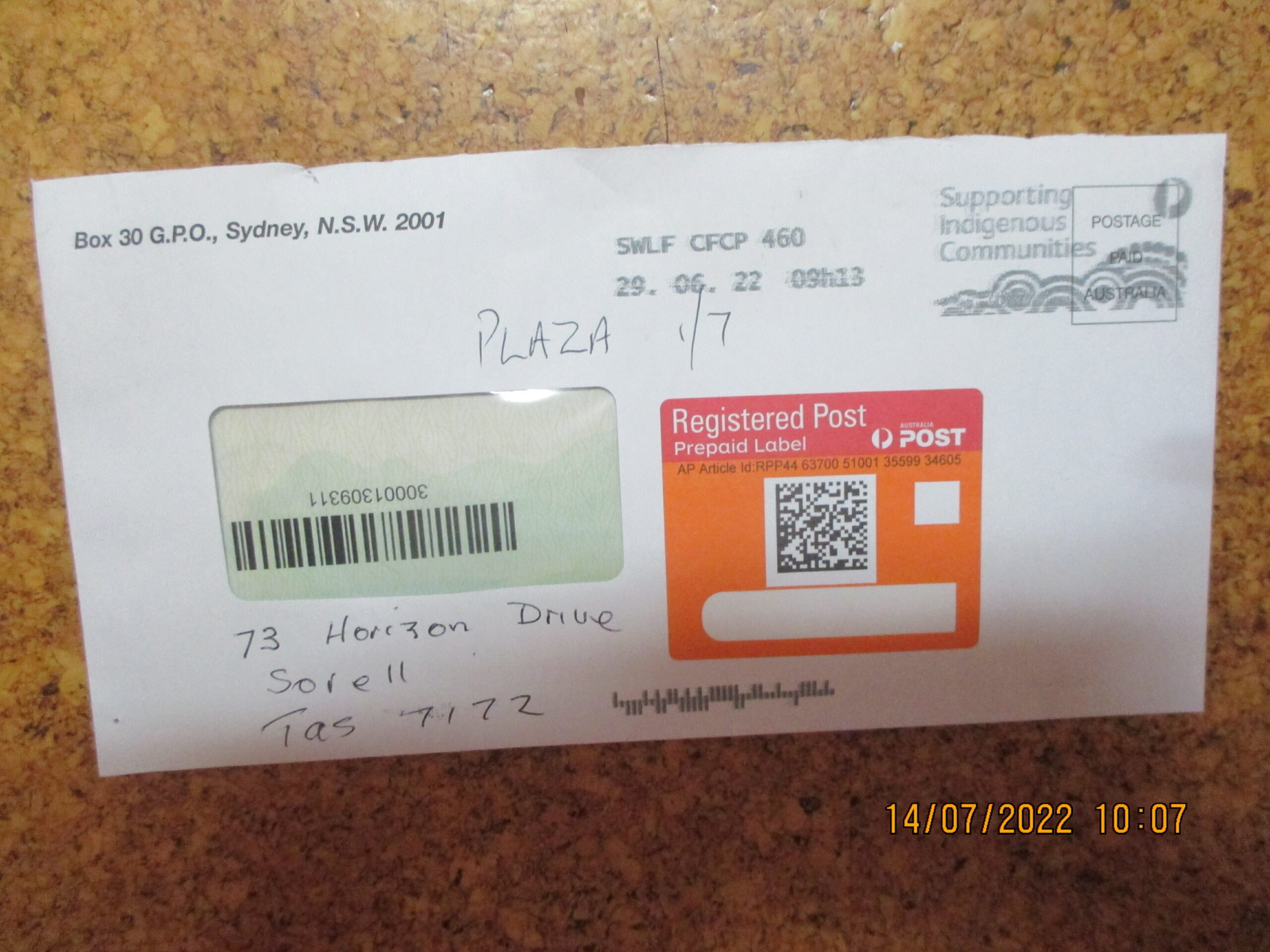 Australia Post complaint Failure to deliver mail
