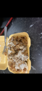 Food was vile and cold