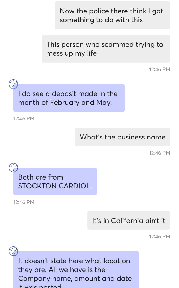 Direct deposit scam