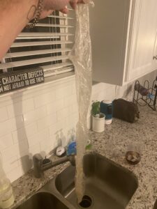 Trash in drink