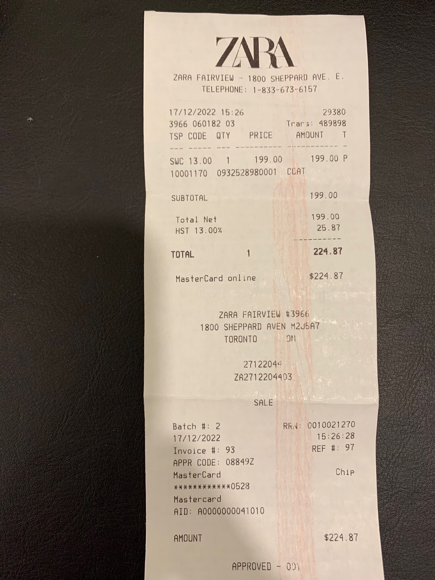 Zara complaint Arrogant staff and Messy pricing information