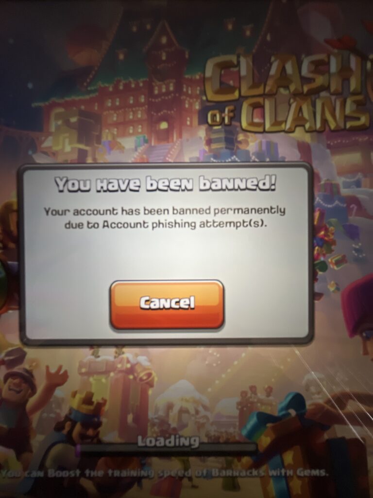 Evidence uploaded with this complaint about Supercell