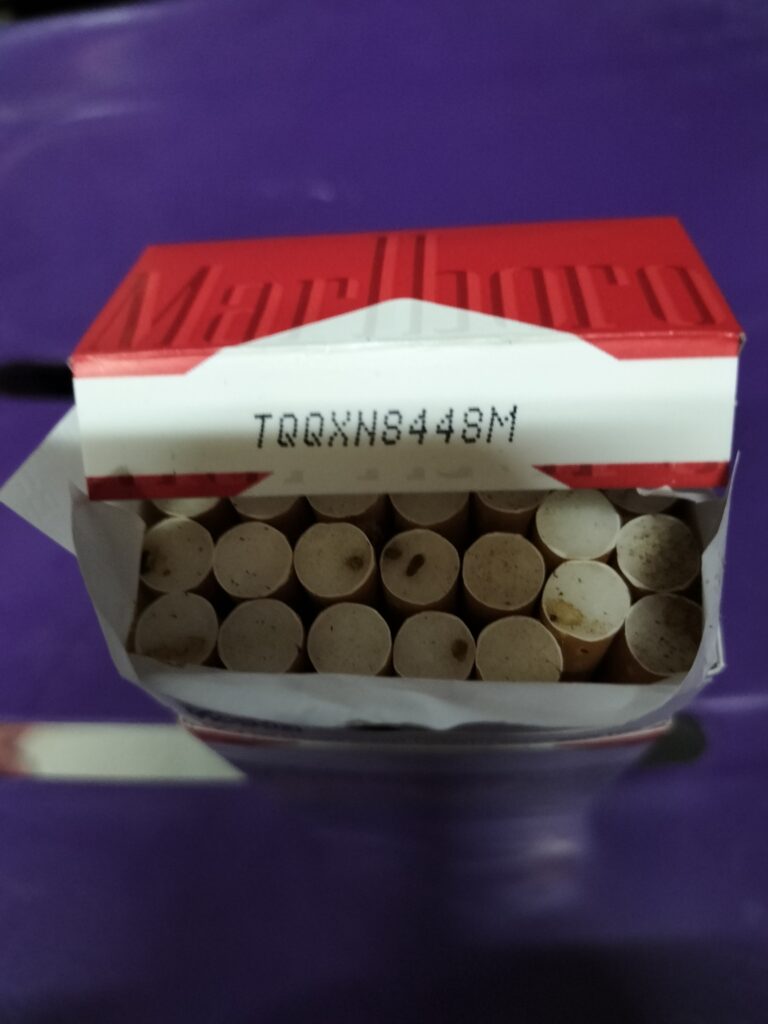 Evidence uploaded with this complaint about Marlboro
