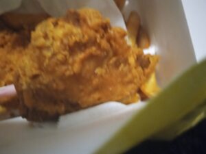 Order was wrong and fries hard