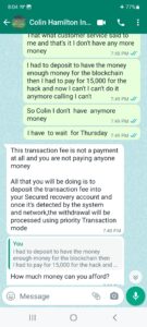 Recovery funds that I have to pay a fee to retrieve my money