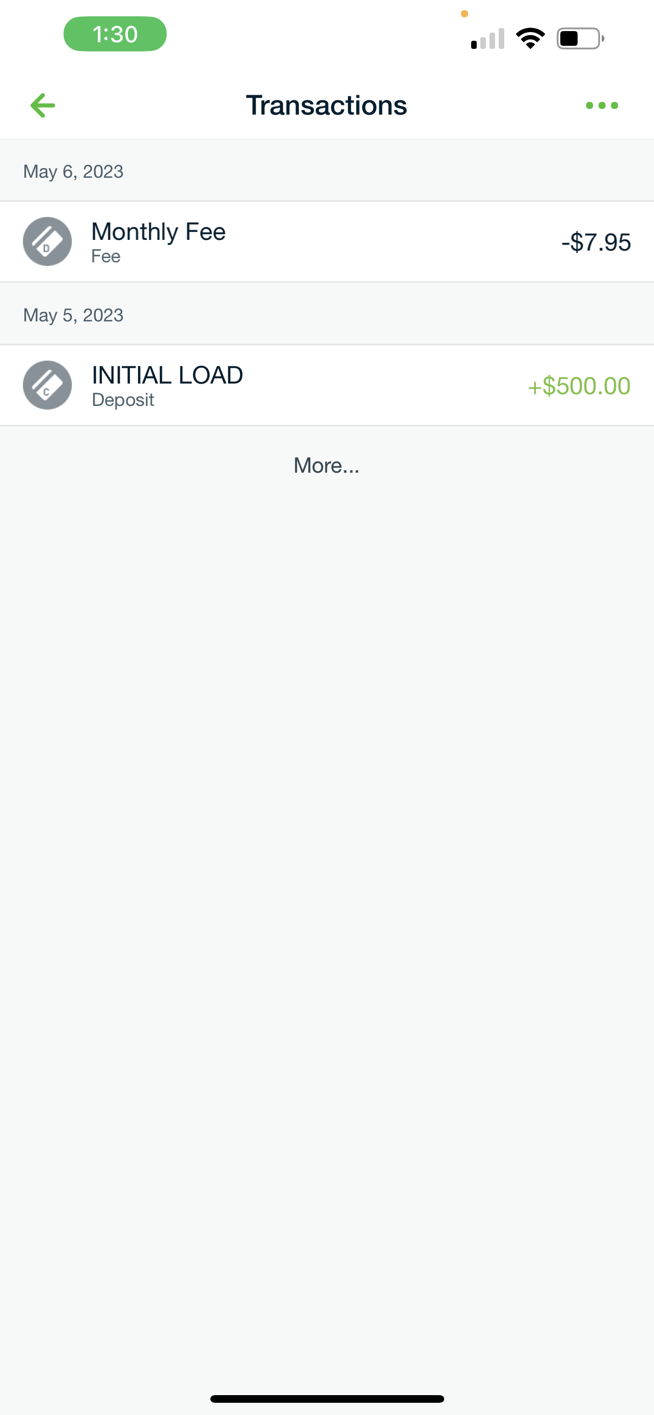 500.00 disappeared out of my account