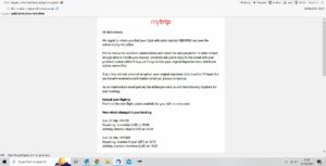 Booking Cancelled but same tickets for same flight still being sold on their website for more money.