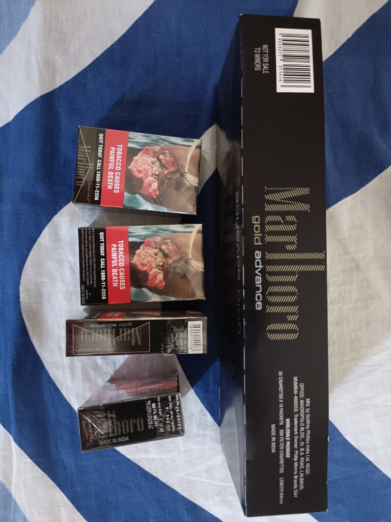 Evidence uploaded with this complaint about Marlboro