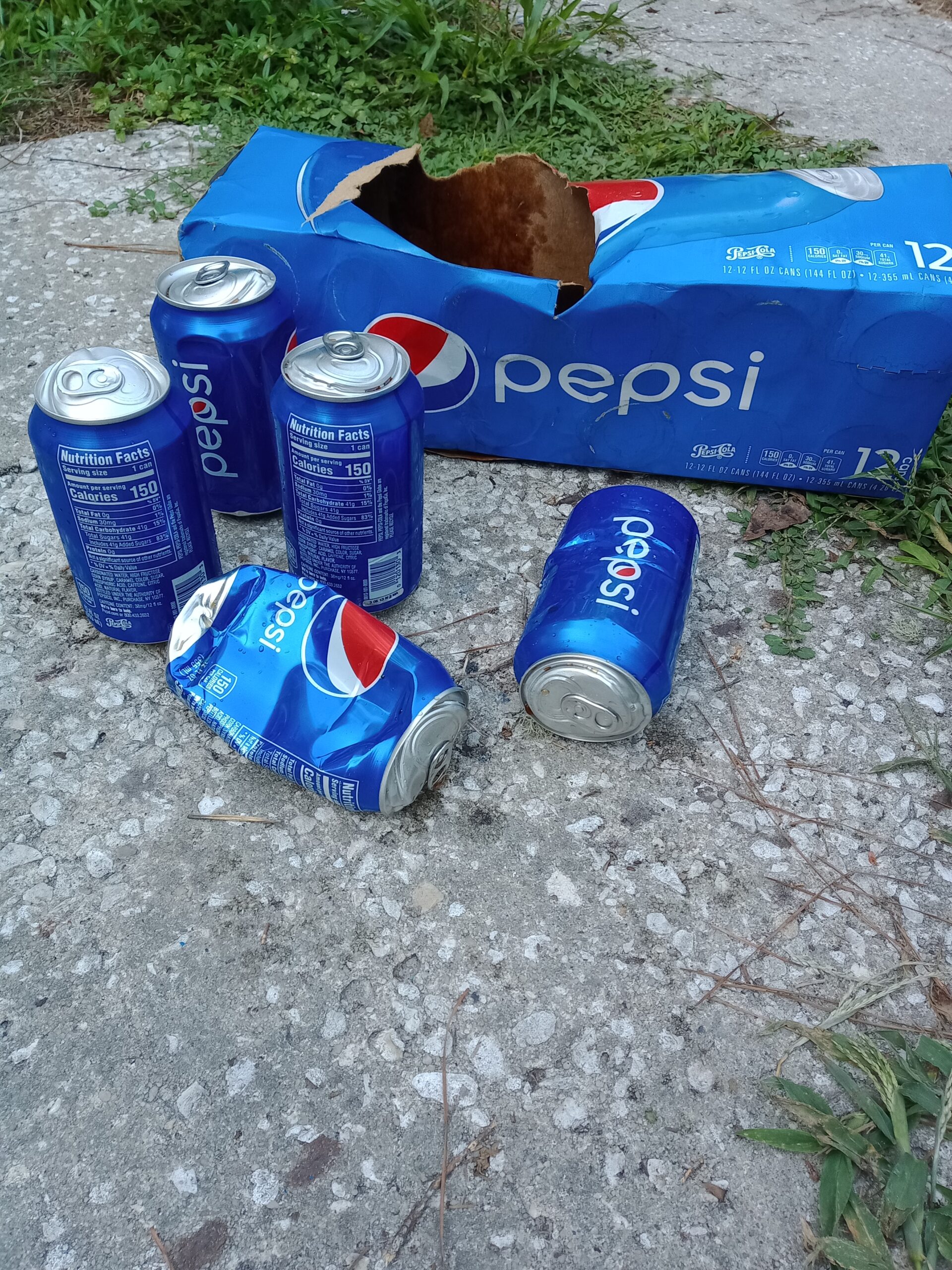 Case was full of broken cans