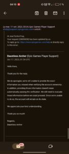 My account was hacked, Epic Games does not want to help me.