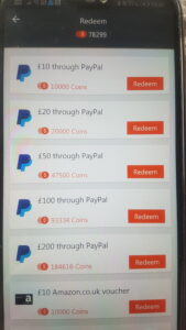 Received email but no cashout