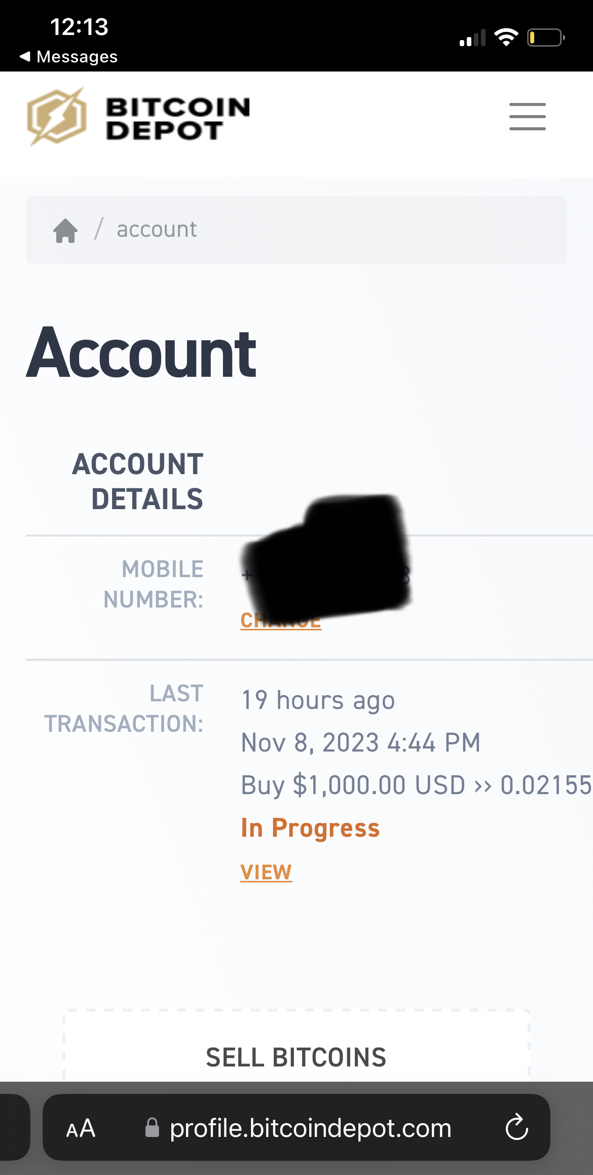 Bitcoin Depot complaint Scam  never received my money