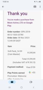 Coin master purchase