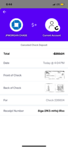 Worthless check