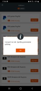 I earned points but couldn’t withdraw cash.
