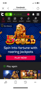 Winnings redeem