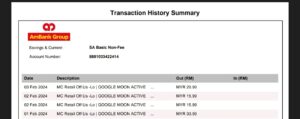 DEDUCT MY MONEY