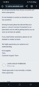 Closed acct